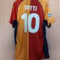 AS Roma 2001 02 Home UCL Jersey - Totti #10 - Vintage Italian Retro Football Shirt