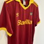 AS Roma FC Retro Home Soccer Jersey Mens