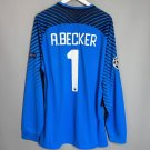 AS ROMA ITALY 2017 2018 GOALKEEPER JERSEY SHIRT  #1 ALISSON BECKER