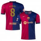 Barca Shirt 2024 2025 Home Pedri Player