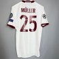 BAYERN MUNICH 2016 2017 THIRD PLAYER ISSUE JERSEY SHIRT #25 MULLER