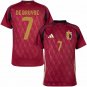 Belgium Home De Bruyne 7 Jersey 2024-2025