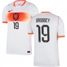 BROBBEY #19 Netherlands Away Jersey World Cup 2026 Mens