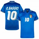 Copa 1982 Italy Home Retro Jersey + R. Baggio 10 (1994