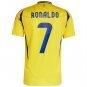 Cristiano Ronaldo Al-Nassr FC adidas 2024 25 Home Player Jersey - Yellow