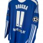 Didier Drogba Chelsea 2011 12 Jersey Home Long Sleeve Blue Retro Football Shirt