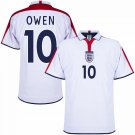 England Retro Home Owen 10 Jersey 2004-2005