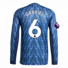 Gabriel Magalhães Arsenal 25 26 Long Sleeve Away Jersey by adidas