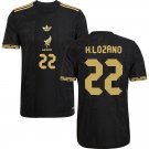 H.LOZANO #22 Mexico Gold Jersey 2025 Adults
