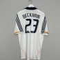 LA GALAXY Retro 2008 09 Jersey BECKAM Home Retro Shirt Soccer Men's