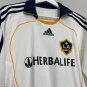 LA GALAXY Retro 2008 09 Jersey BECKAM Home Retro Shirt Soccer Men's