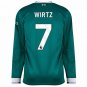 Liverpool 3rd Long Sleeves Wirtz 7 Jersey 2025-2026 (Premier League)