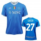 Lucca Napoli 2025 2026 Adult and Child Official Lorenzo Shield Jersey 27