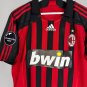 MALDINI #3 AC MILAN ITALY 2007 2008 HOME FOOTBALL SHIRT JERSEY