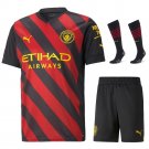 Manchester City Kids Away Shirt 2022 2023