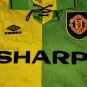 Manchester United 1992 1994 Cantona 7 Third Retro Vintage Soccer Jersey