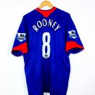 MANCHESTER UNITED 2005 2006 AWAY SHIRT #8 ROONEY