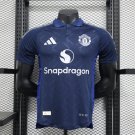 Manchester United Away 24 25 Player Soccer Football Futbol Jersey Kit