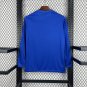 Manchester United Joint Edition Blue Retro 24 25 Long Sleeve Adult Soccer Football Jersey