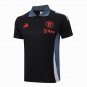 Manchester United Polo Tracksuit 2024 2025 Black