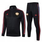 Manchester United Tracksuit Jacket 2024 2025 Black