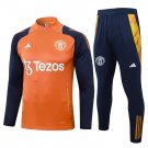 Manchester United Training Tracksuit 2024 2025 Orange