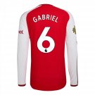 Men's adidas Gabriel Arsenal Long Sleeve Home Jersey 26 27