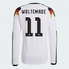 Men's adidas Woltemade Germany Long Sleeve Home Jersey 2026