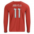 Men's Puma Joao Felix 11 Portugal Long Sleeve Home Jersey 2026