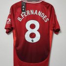New BRUNO FERNANDES #8  Soccer Jersey Home Shirt for Man