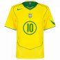 Brazil Home Ronaldinho 10 Jersey 2004-2005