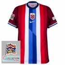 Norway Home Jersey 2024-2025 incl. Nations League & Foundation Patches