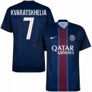 PSG Home Kvaratskhelia 7 Jersey 2025-2026 (Champions League)