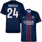PSG Home Mayulu 24 Jersey 2025-2026 (Champions League)