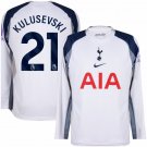 Tottenham Home Long Sleeves Kulusevski 21 Jersey 2025-2026 (Premier League)