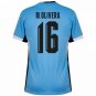 Uruguay Home M.Olivera 16 Jersey 2025