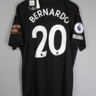 NWT MANCHESTER CITY 2020 2021 AWAY FOOTBALL SHIRT JERSEY PUMA #20 BERNARDO