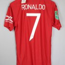 NWT MANCHESTER UNITED 2022 2023 HOME PLAYER ISSUE JERSEY 7 RONALDO CUP
