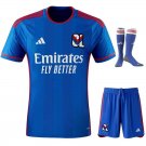 OL AWAY KIDS KIT JERSEY 2023 2024