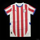 Paraguay Home 2024 Soccer Football Futbol Adults Jersey