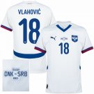 Puma Serbia Away Vlahović 18 Jersey 2024-2025