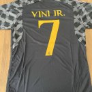 Real Madrid 23 24 Away Jersey #7 Vini Jr. New with UCL Patch Tags