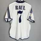 REAL MADRID 2000 2001 HOME FOOTBALL SHIRT JERSEY  VINTAGE # 7 RAUL TEKA