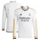 REAL MADRID HOME JERSEY 2023 2024 LONG SLEEVES