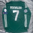 Retro Ronaldo #7 Real Madrid Third Long Sleeve Soccer Jersey 2012 2013