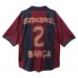 Retro Soccer Jersey Barcelona Home 2000 01