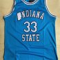 Retro Vintage Men's Basketball Jersey Bird Indiana State Jersey Stitched Blue
