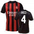 Ricci Milan 2026 Ac Milan 2025 Home Sportbaer Samuele 4 Jersey