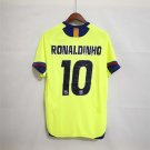 Ronaldihno #10 Barcelona Away Jersey 2005 06