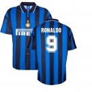 RONALDO 9 Jersey 1996 Inter Milan Home Shirt
